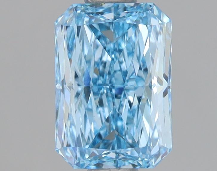 0.95 Ct. Fancy Vivid Blue Radiant Lab Grown Diamond