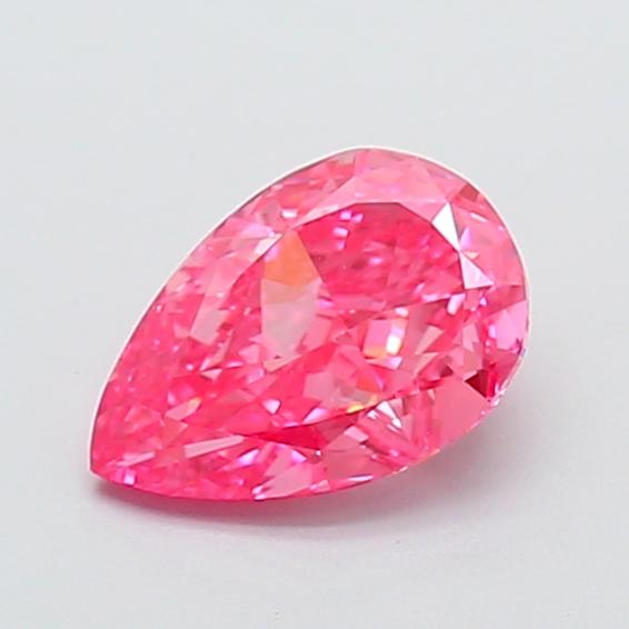 1.35 Ct. Fancy Vivid  Pink Pear Lab Grown Diamond