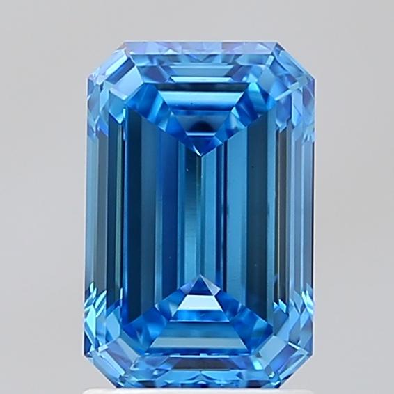 2.00 Ct. Fancy Vivid Blue Emerald Lab Grown Diamond