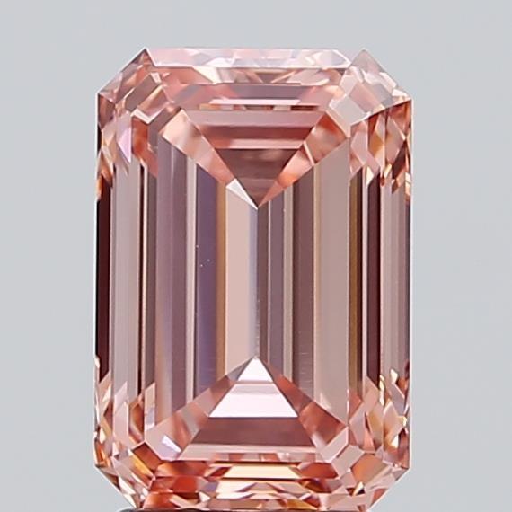 3.08 Ct. Fancy Vivid Pink Emerald Lab Grown Diamond