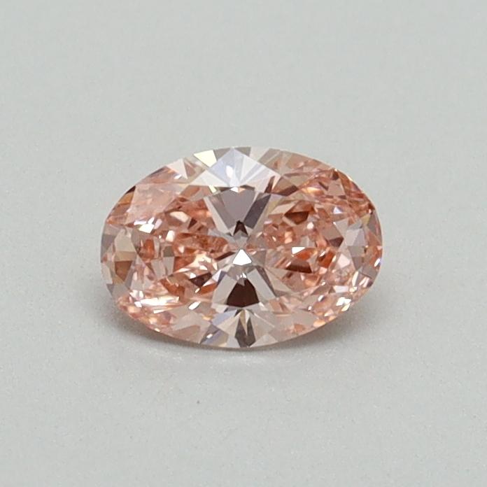 0.30 Ct. Fancy Vivid Pink Oval Lab Grown Diamond