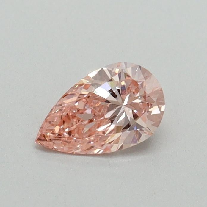 0.32 Ct. Fancy Vivid Pink Pear Lab Grown Diamond