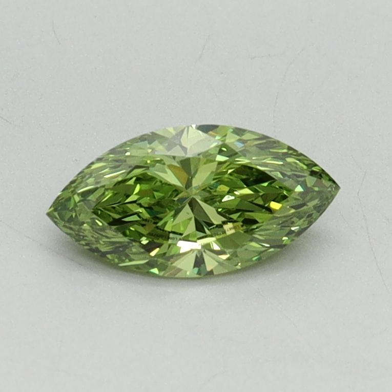 0.50 Ct. Fancy Vivid Green Marquise Lab Grown Diamond