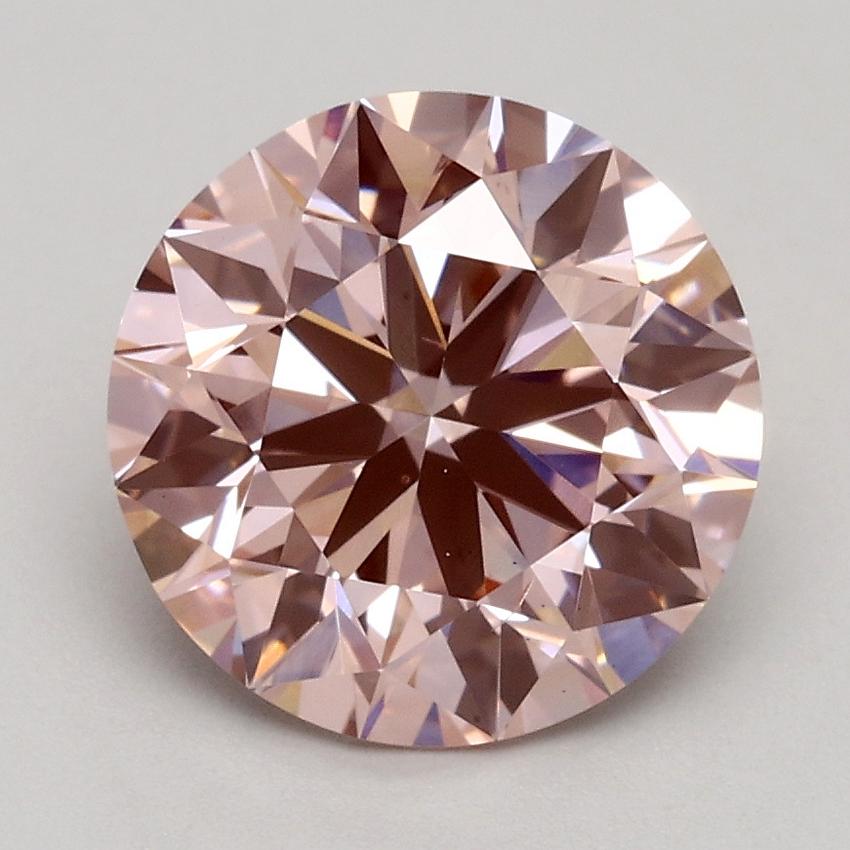2.01 Ct. Fancy Pink Round Lab Grown Diamond