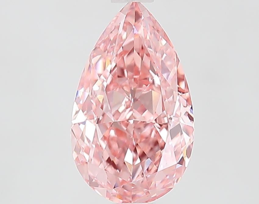 2.09 Ct. Fancy Vivid Pink Pear Lab Grown Diamond