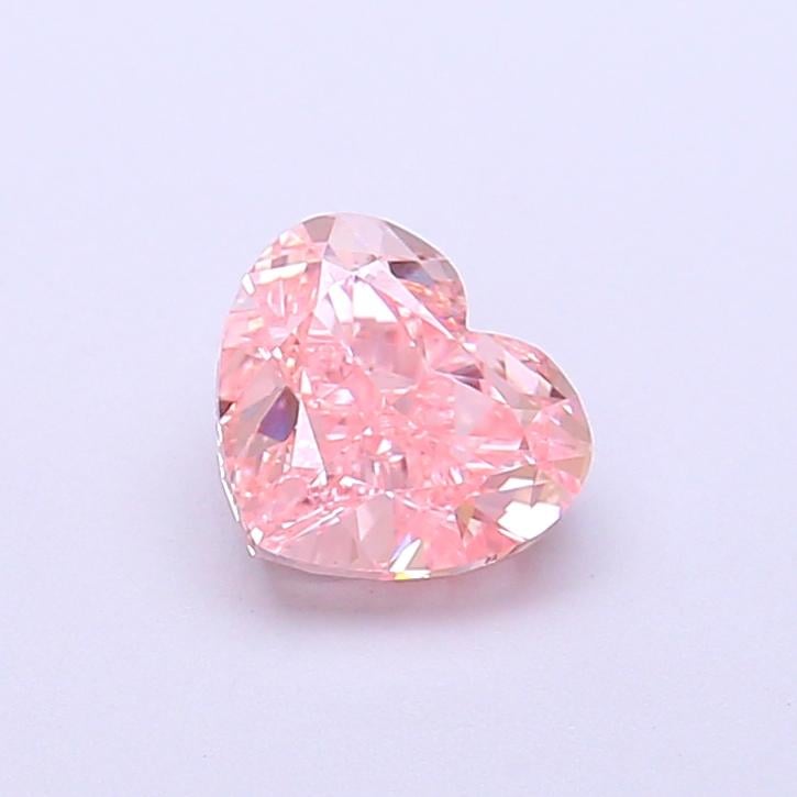 1.01 Ct. Fancy Vivid  Pink Heart Lab Grown Diamond