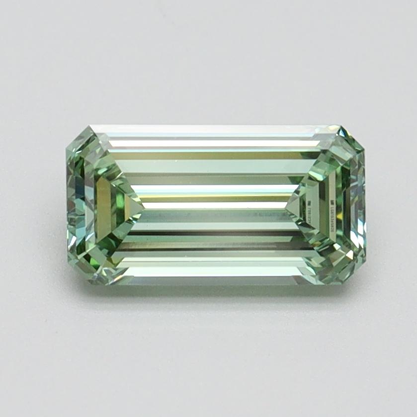 1.00 Ct. Fancy Intense Green Emerald Lab Grown Diamond