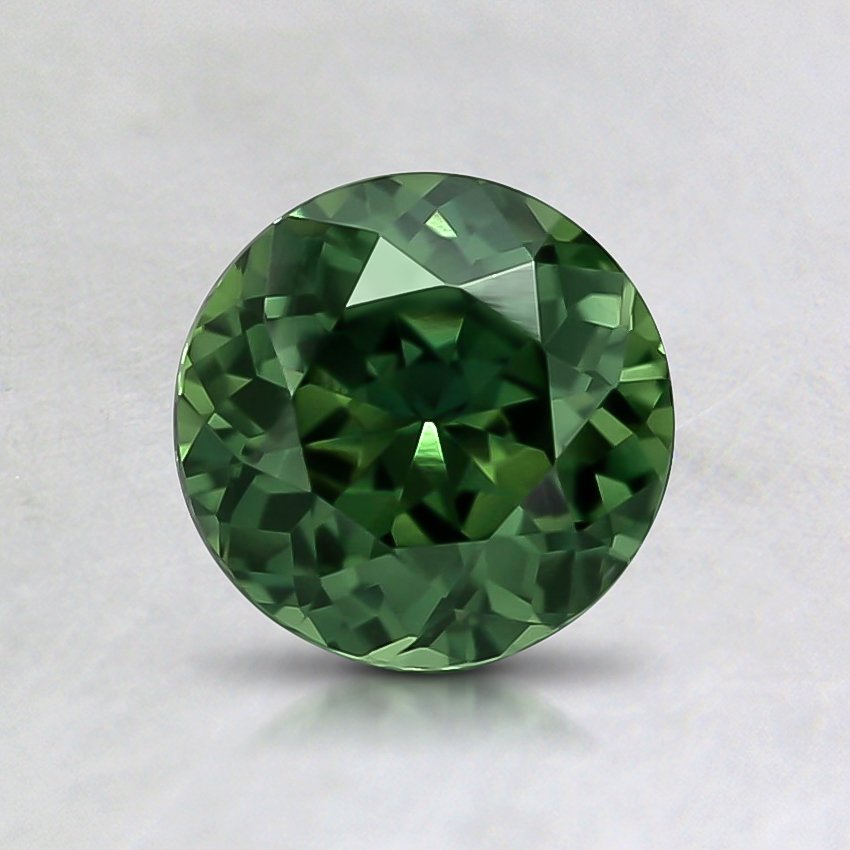 6mm Green Round Sapphire