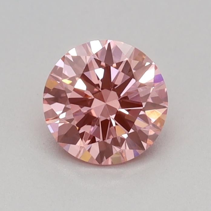 0.31 Ct. Fancy Vivid Pink Round Lab Grown Diamond