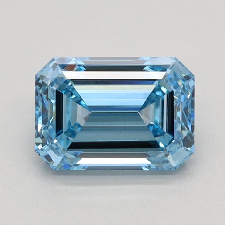 1.03 Ct. Fancy Vivid Blue Emerald Lab Grown Diamond