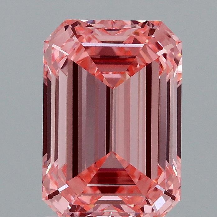 2.14 Ct. Fancy Vivid Pink Emerald Lab Grown Diamond