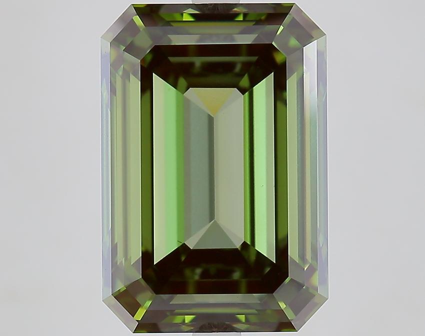 10.05 Ct. Fancy Vivid Green Emerald Lab Grown Diamond