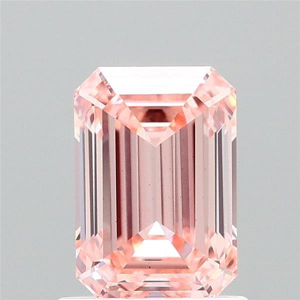 1.26 Ct. Fancy Vivid Pink Emerald Lab Grown Diamond
