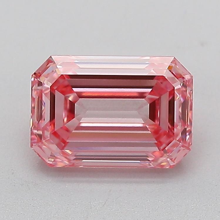 1.51 Ct. Fancy Vivid  Pink Emerald Lab Grown Diamond