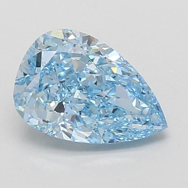 1.50 Ct. Fancy Vivid Blue Pear Lab Grown Diamond