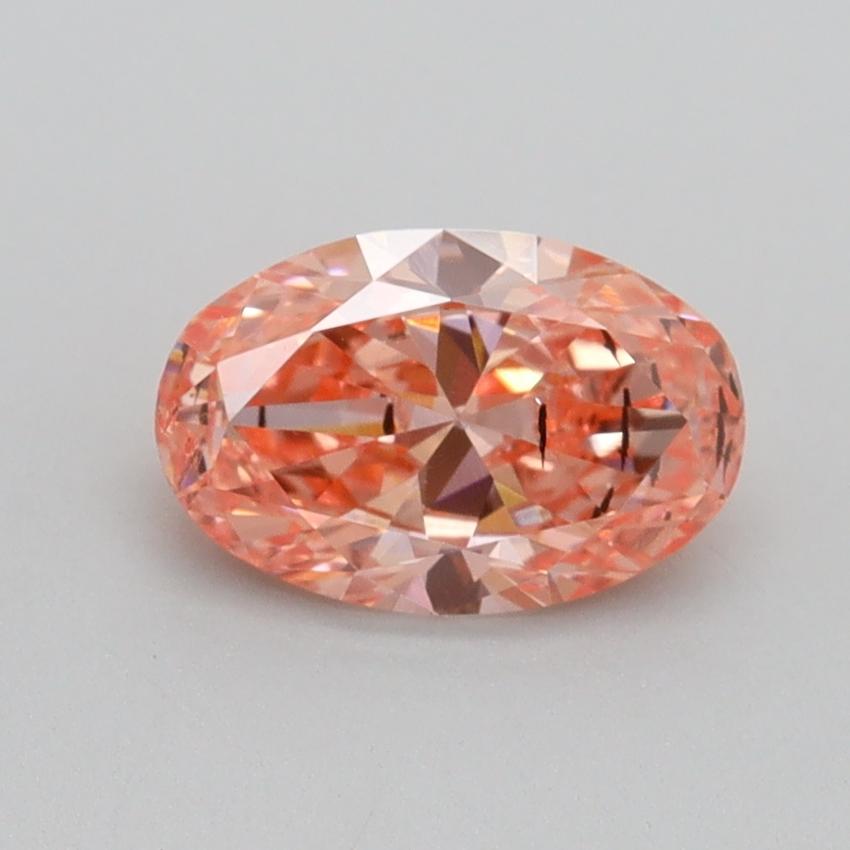 1.01 Ct. Fancy Vivid Pink Oval Lab Grown Diamond