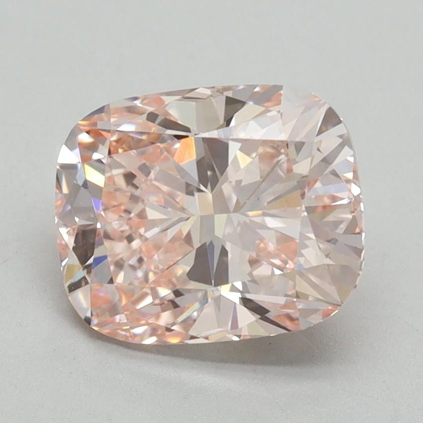 2.02 Ct. Fancy Intense Pink Cushion Lab Grown Diamond