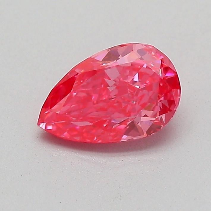 0.51 Ct. Fancy Vivid  Pink Pear Lab Grown Diamond