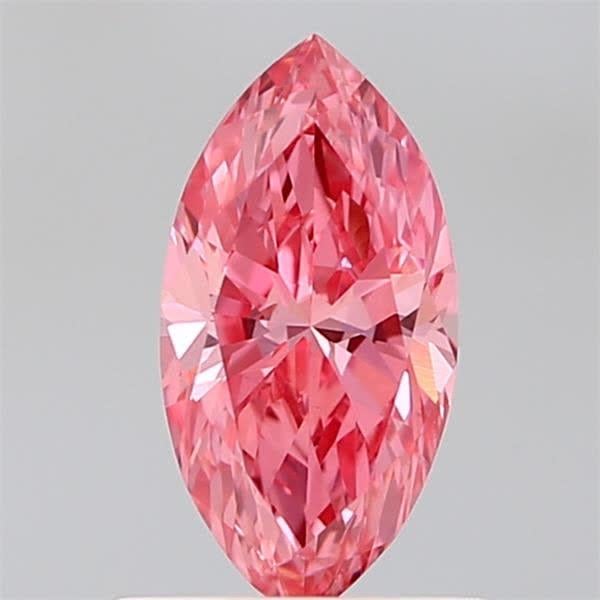 0.72 Ct. Fancy Vivid  Pink Marquise Lab Grown Diamond
