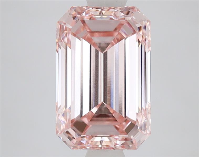 2.54 Ct. Fancy Intense Pink Emerald Lab Grown Diamond