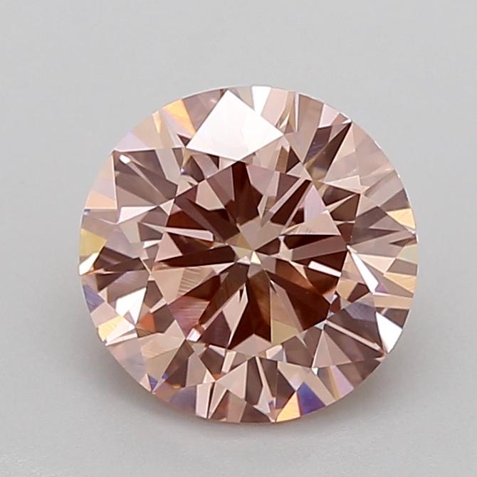 2.99 Ct. Fancy Vivid Pink Round Lab Grown Diamond