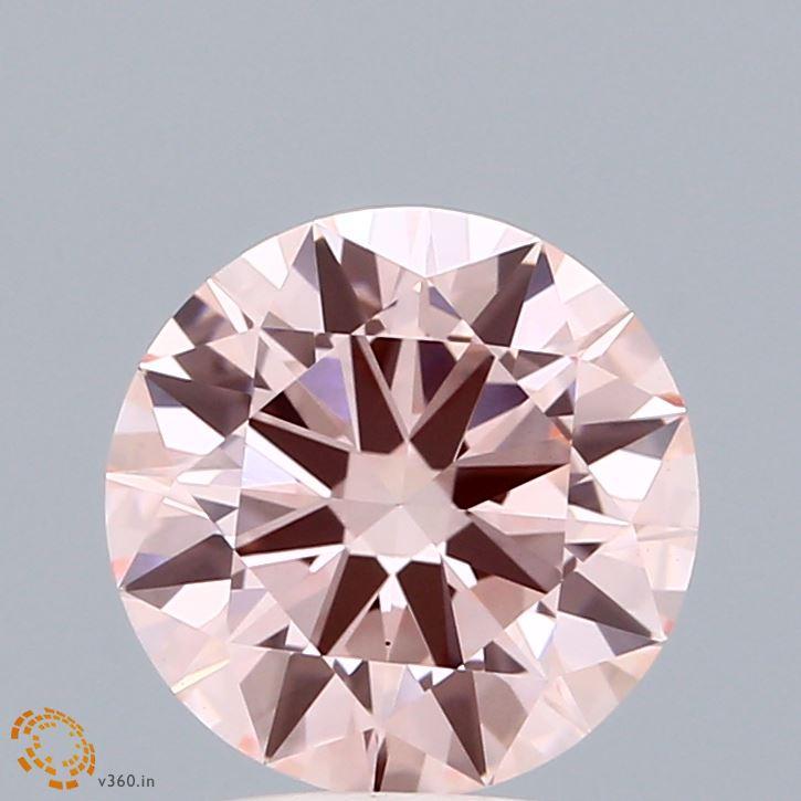 1.96 Ct. Fancy Intense Pink Round Lab Grown Diamond
