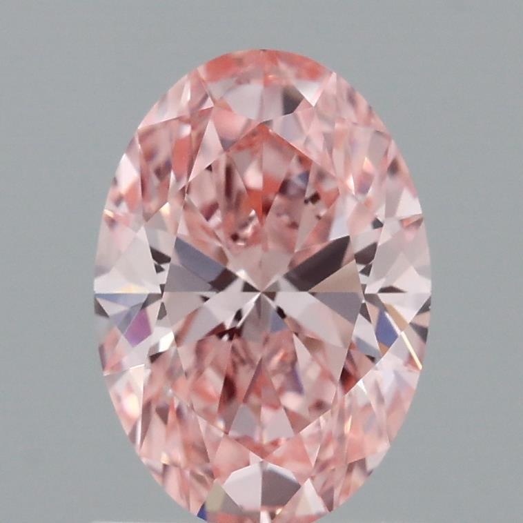 1.11 Ct. Fancy Vivid Pink Oval Lab Grown Diamond