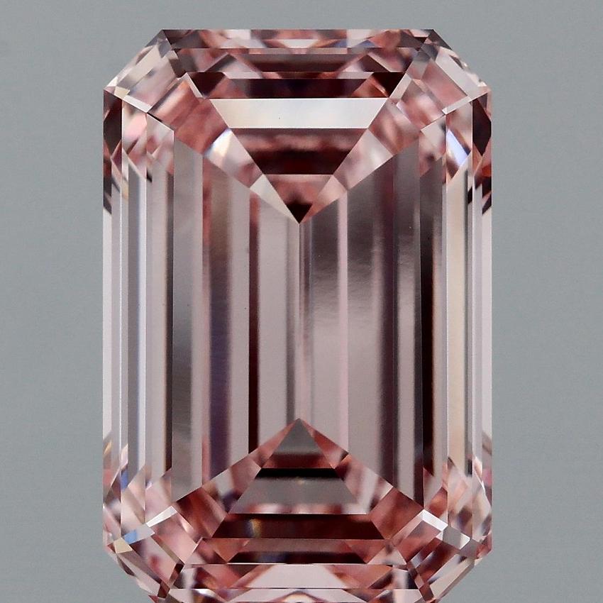 6.10 Ct. Fancy Intense Pink Emerald Lab Grown Diamond