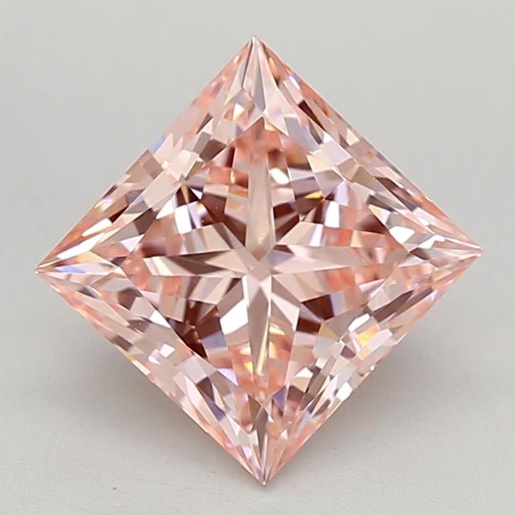 1.84 Ct. Fancy Vivid  Pink Princess Lab Grown Diamond