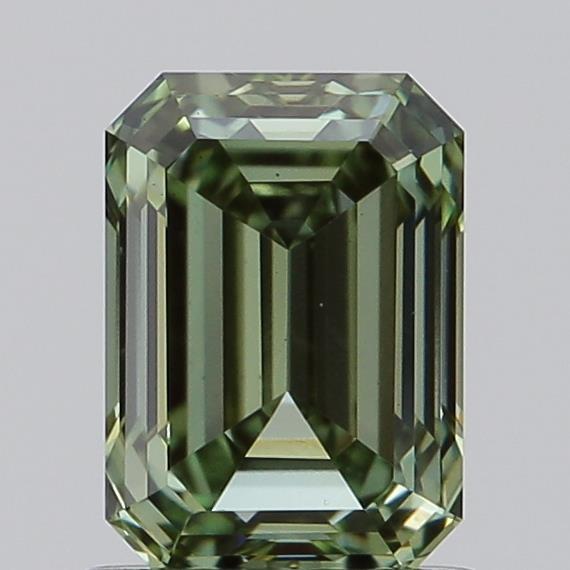 1.07 Ct. Fancy Vivid Green Emerald Lab Grown Diamond