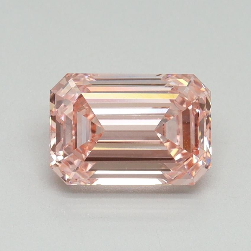1.59 Ct. Fancy Vivid Pink Emerald Lab Grown Diamond