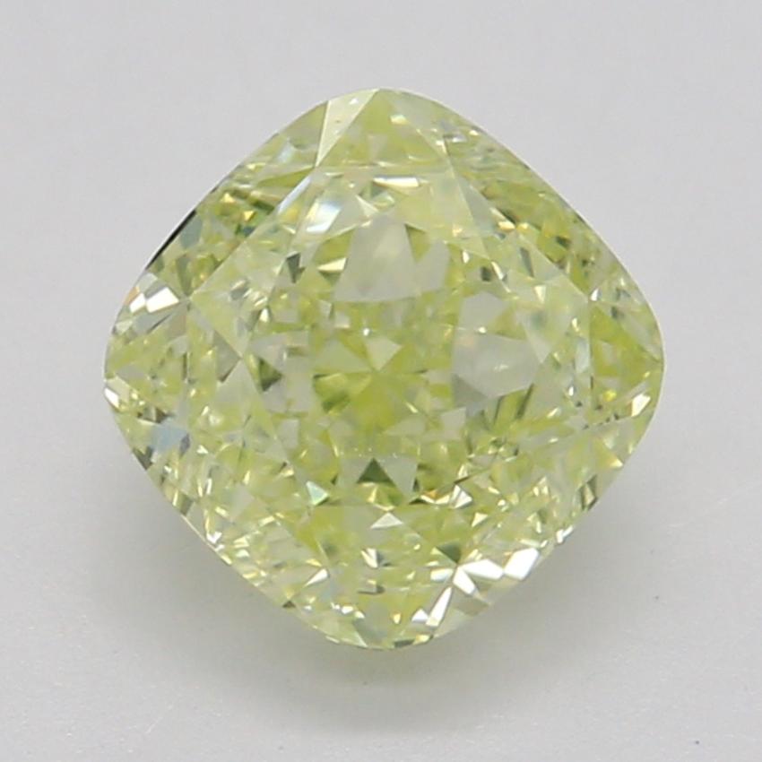 0.71 Ct. Fancy Light Yellow Cushion Diamond