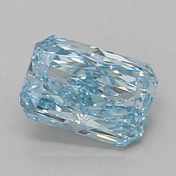 1.06 Ct. Fancy Vivid Blue Radiant Lab Grown Diamond