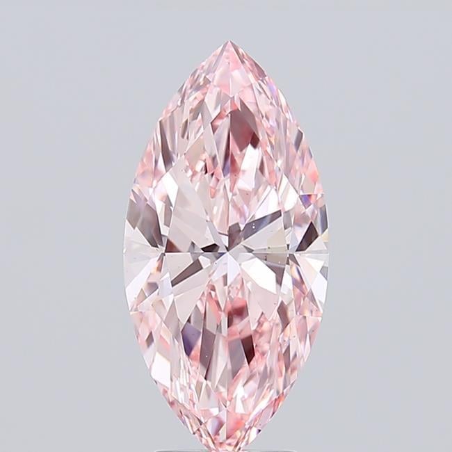 3.39 Ct. Fancy Vivid  Pink Marquise Lab Grown Diamond