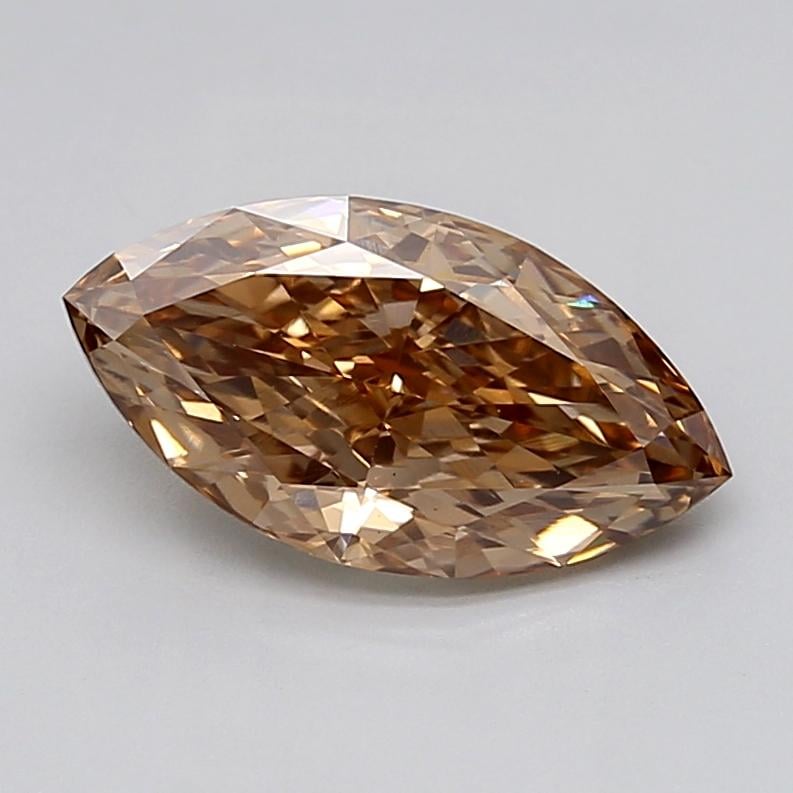 2.51 Ct. Light  Brown Marquise Lab Grown Diamond
