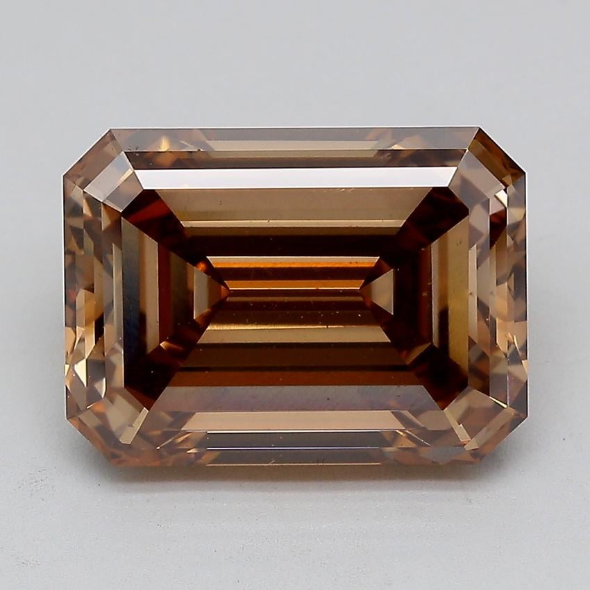 9.16 Ct. Fancy  Brown Emerald Lab Grown Diamond