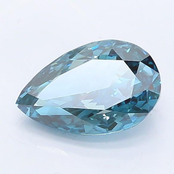 1.05 Ct. Fancy Vivid Blue Pear Lab Grown Diamond