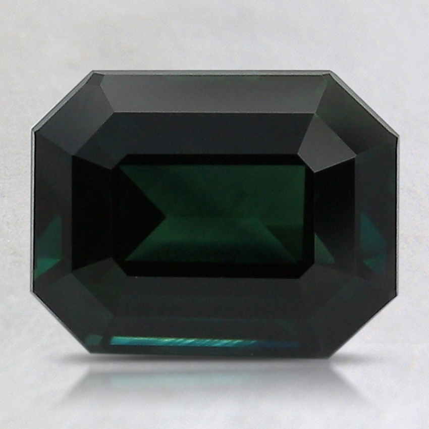 8.7x6.8mm Teal Emerald Sapphire