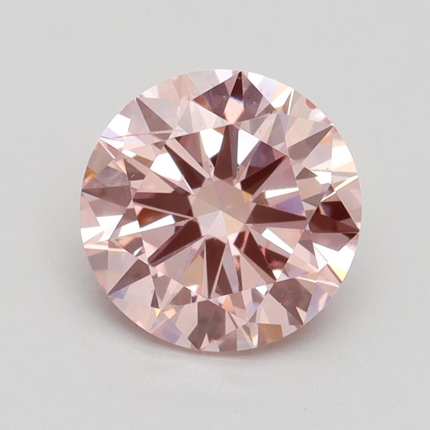 1.80 Ct. Fancy Intense Pink Round Lab Grown Diamond