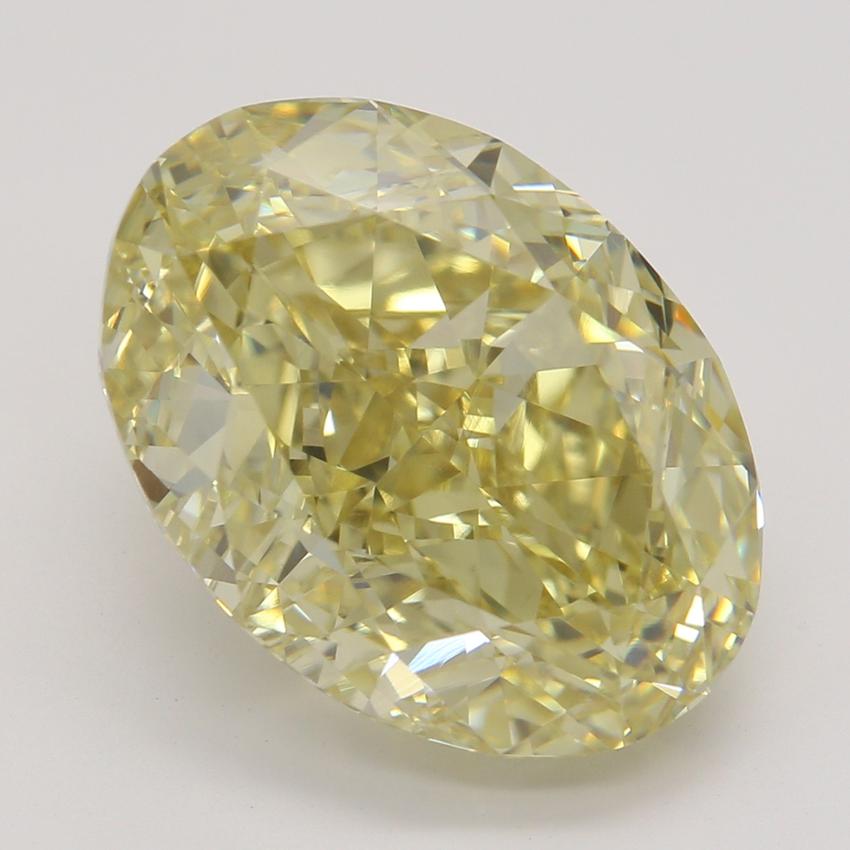 6.09 Ct. Fancy Yellow Oval Diamond