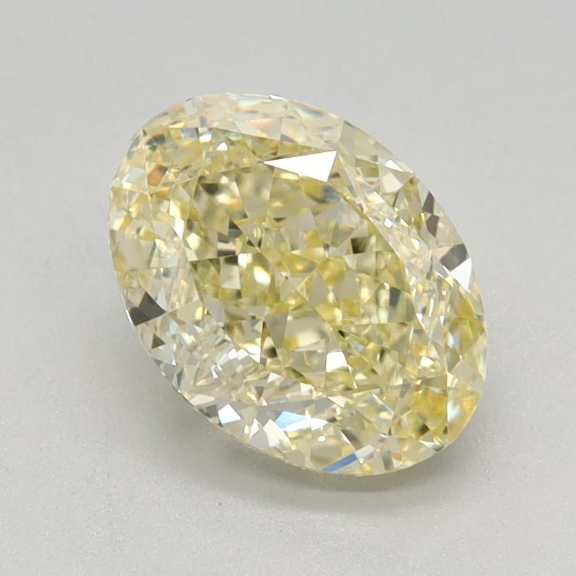 1.31 Ct. Fancy Intense Yellow Oval Lab Grown Diamond