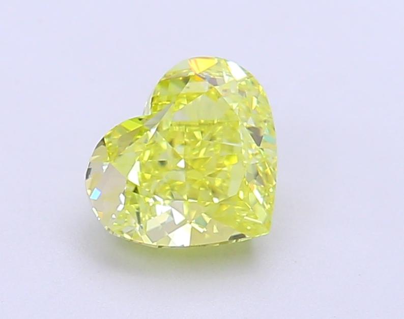 1.5 Ct. Fancy Vivid Yellow Heart Lab Grown Diamond