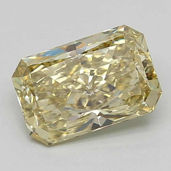 3.08 Ct. Fancy Intense  Yellow Radiant Lab Grown Diamond