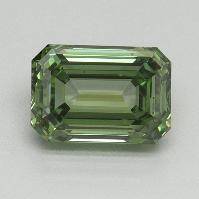 1.52 Ct. Fancy Vivid Green Emerald Lab Grown Diamond