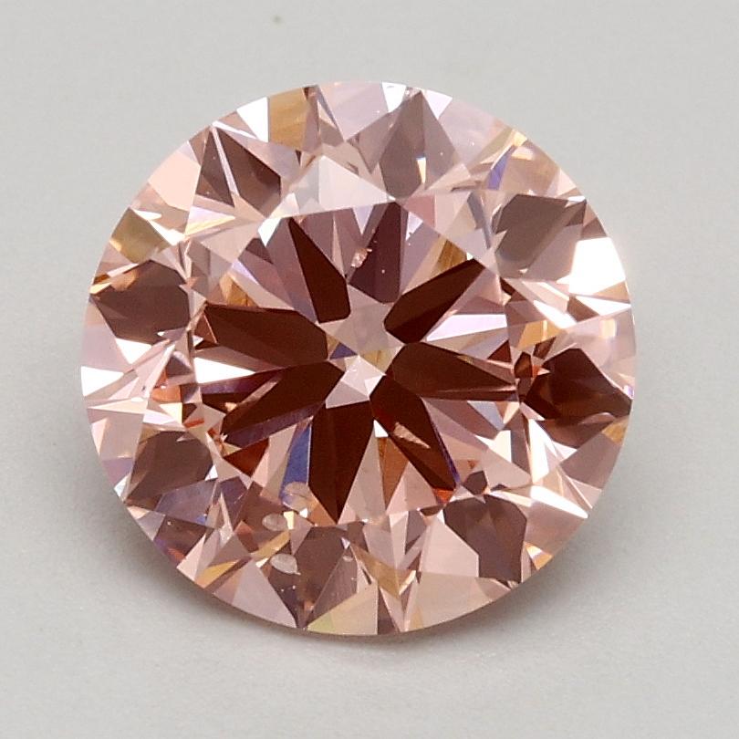 1.50 Ct. Fancy Intense Pink Round Lab Grown Diamond