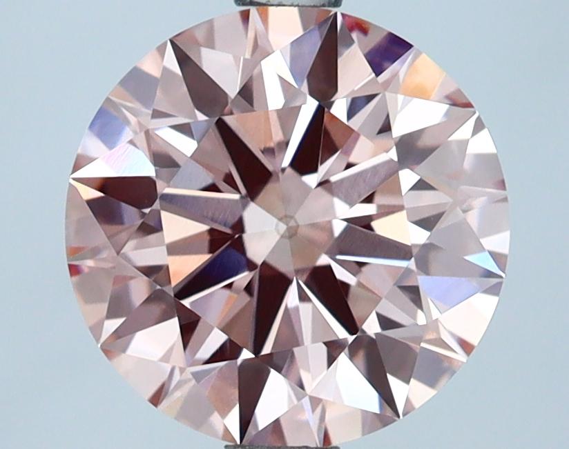 2.52 Ct. Fancy Pink Round Lab Grown Diamond