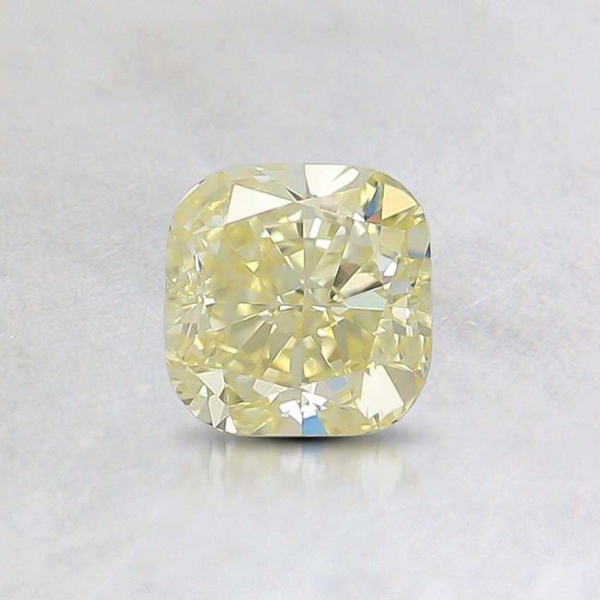 0.57 Ct. Fancy Yellow Cushion Diamond