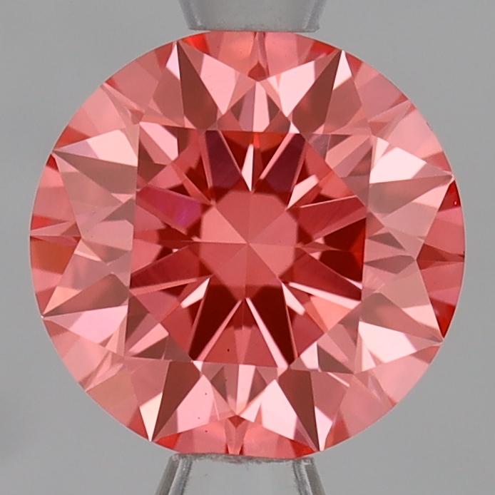 1.06 Ct. Fancy Vivid Pink Round Lab Grown Diamond