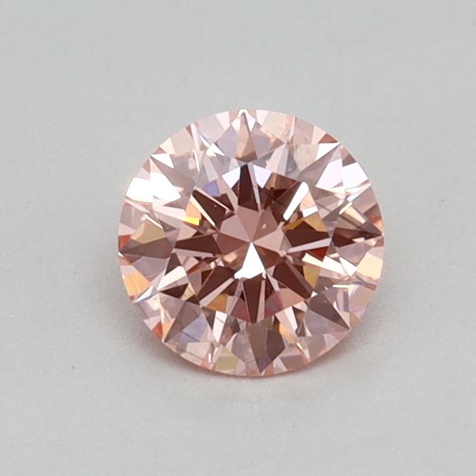 0.35 Ct. Fancy Intense Pink Round Lab Grown Diamond