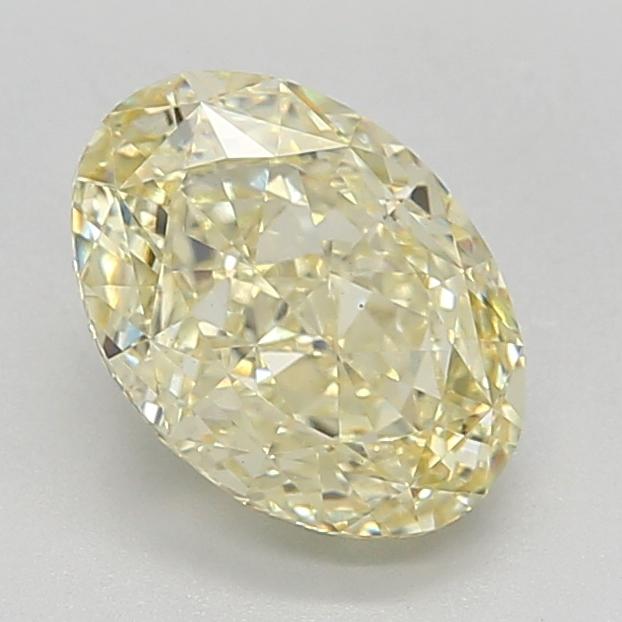 2.73 Ct. Fancy Intense Yellow Oval Lab Grown Diamond